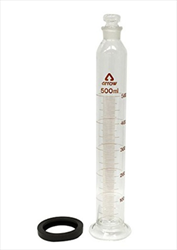 Xi lanh chia độ loại cứng có nắp cắm 500mL AS ONE 6-234-08